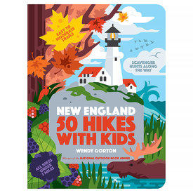 Workman Publishing Company 50 Hikes with Kids: New England Paperback Book