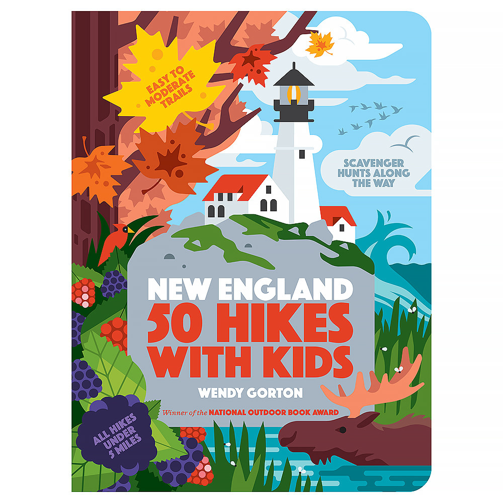 50 Hikes with Kids: New England Paperback Book