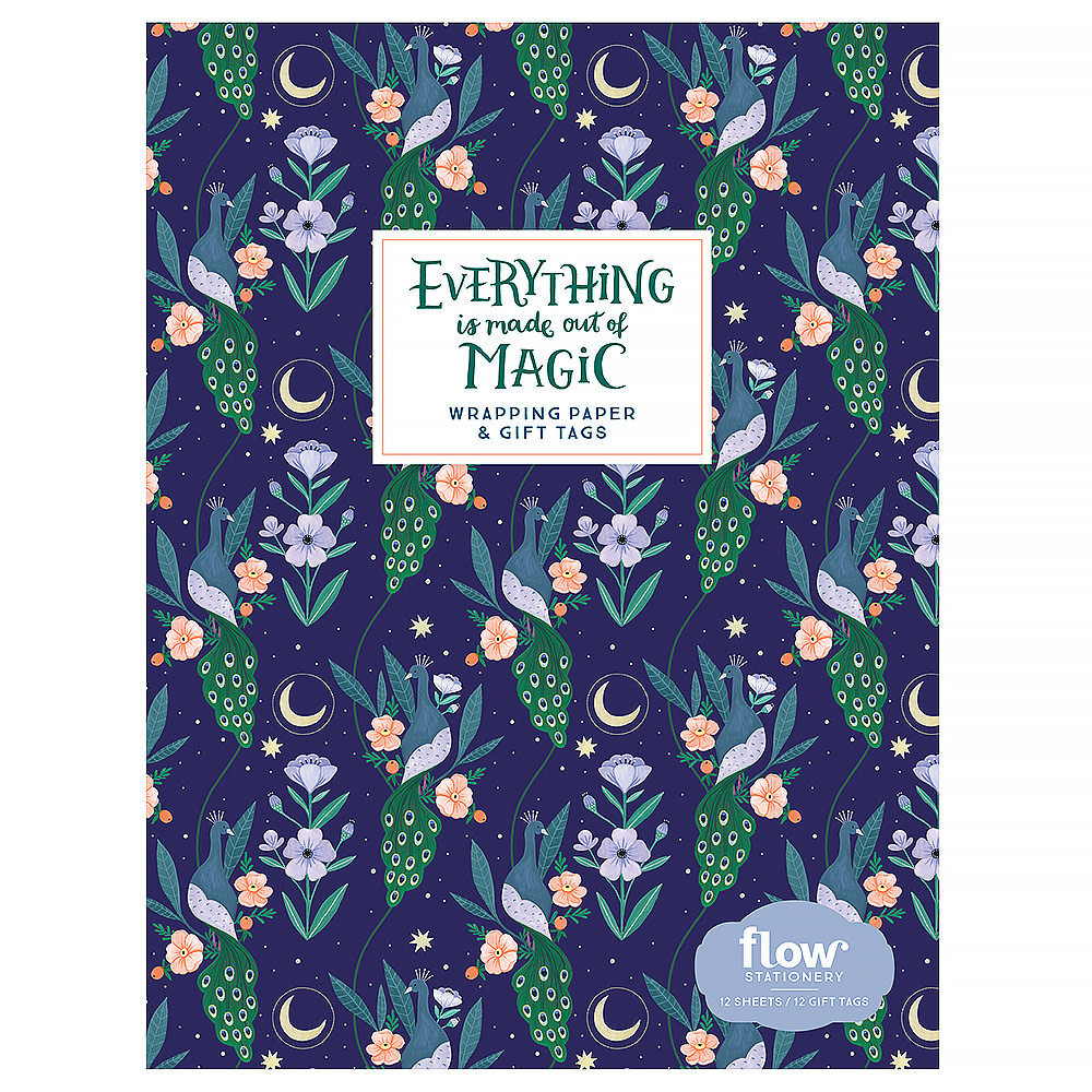 Workman Publishing Company Everything Is Made Out of Magic Wrapping Paper & Gift Tags
