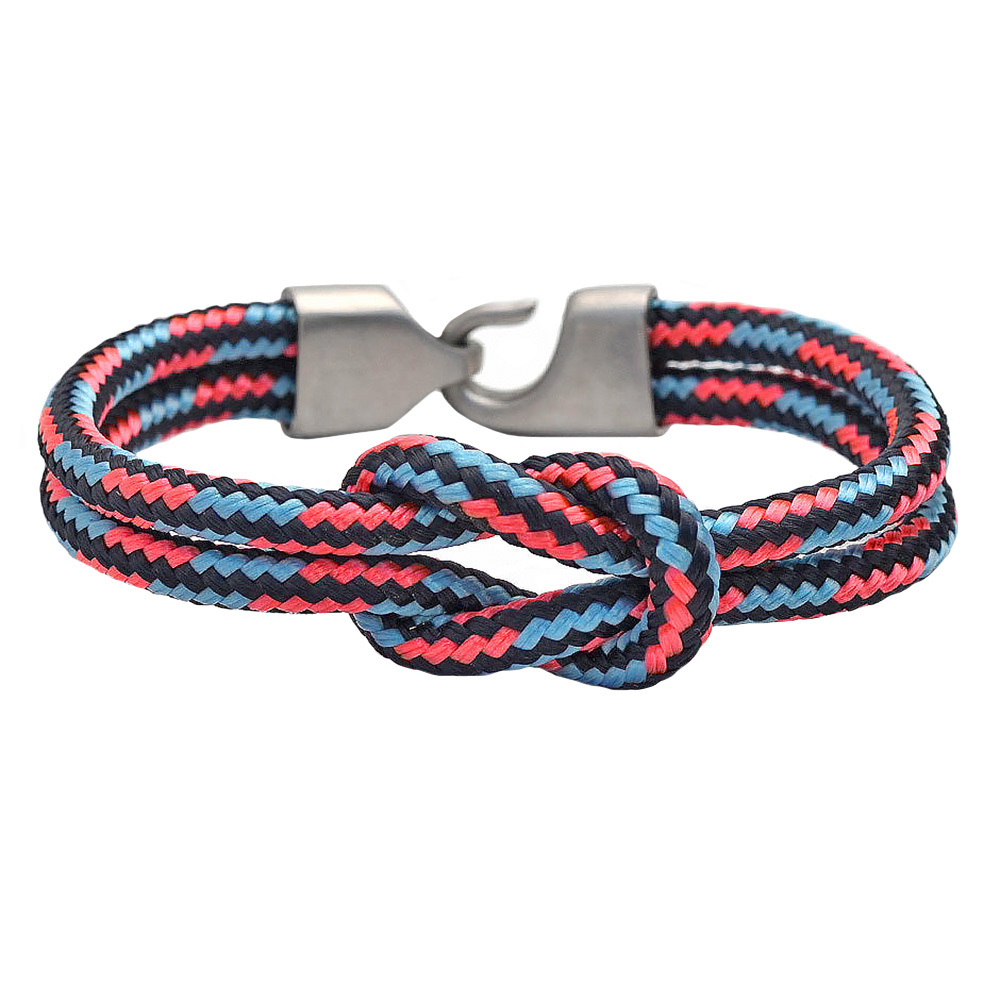 Nantucket Knotworks- Nautical rope bracelets - Turks Head Blue Rope Bracelet  | eBay