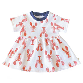Plaid Pine Designs Plaid Pine Designs - Lobster Print Dress