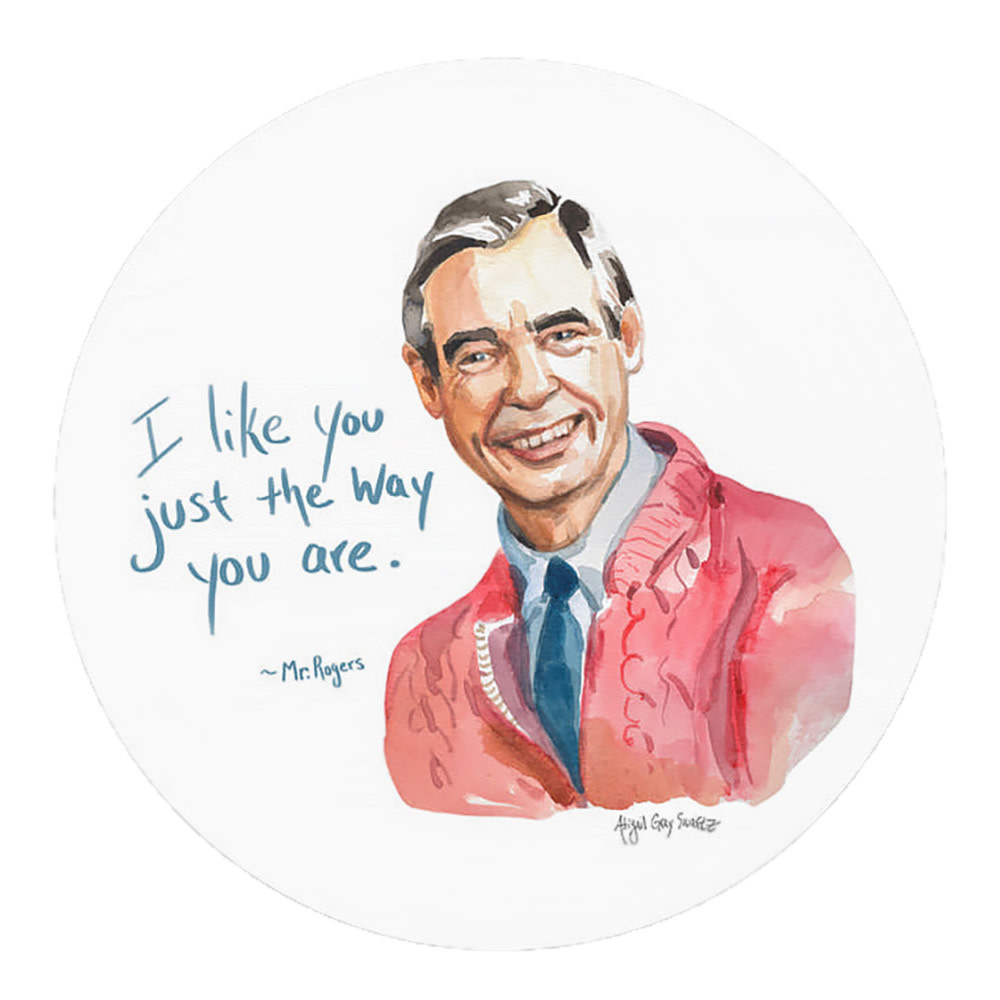 Gray Day Studio - Magnet - Mr Rogers