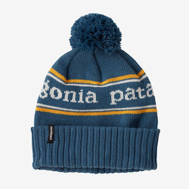 Patagonia Patagonia Kid's Powder Town Beanie - Park Stripe Knit: Wavy Blue
