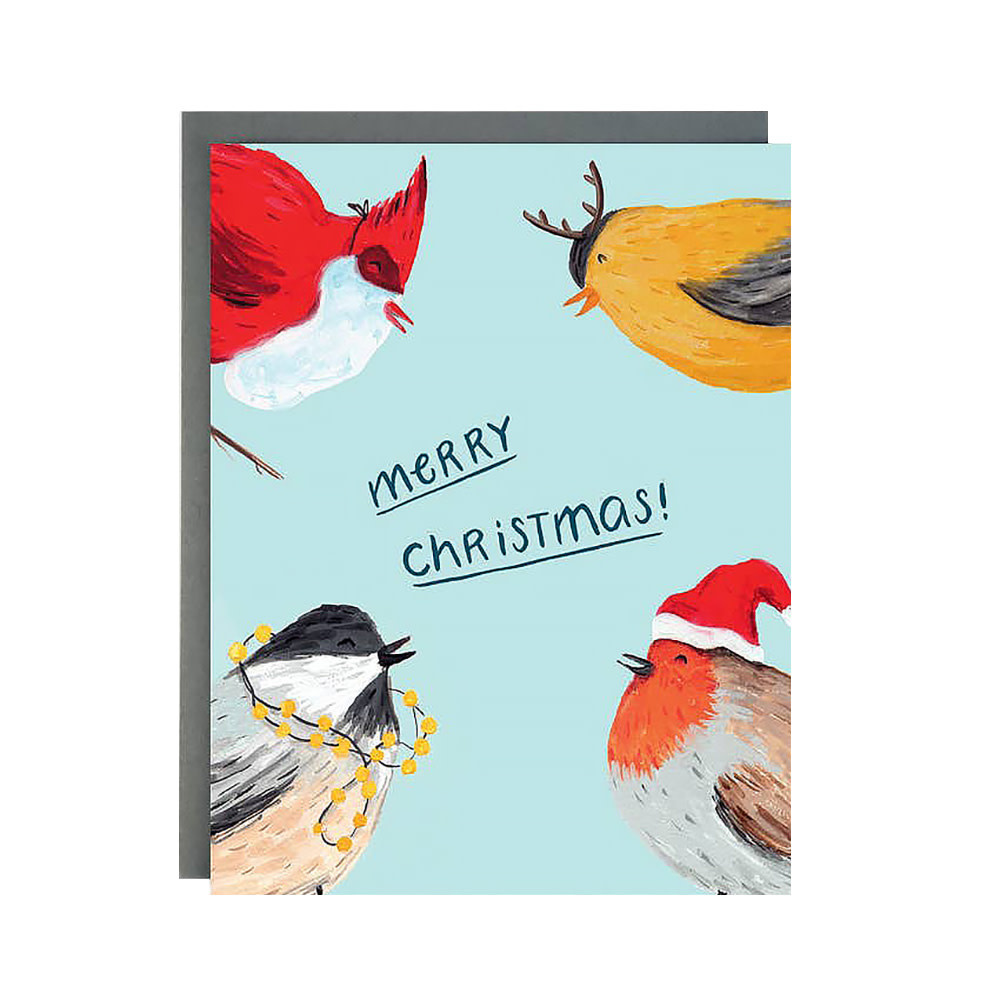 The Paperhood Card - Christmas Birds