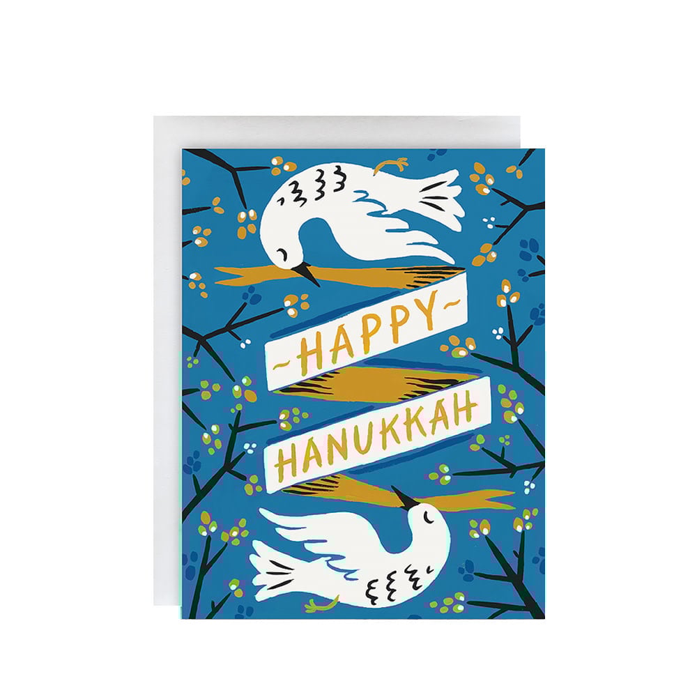 Idlewild Co. Idlewild - Hanukkah Doves Box Set of 8 Cards