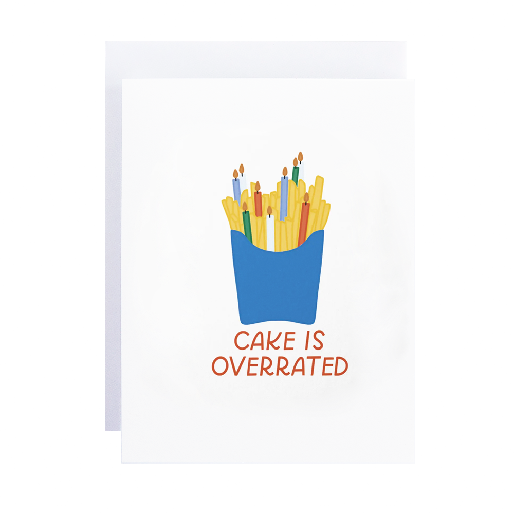 Just Follow Your Art - Cake Is Overrated Card