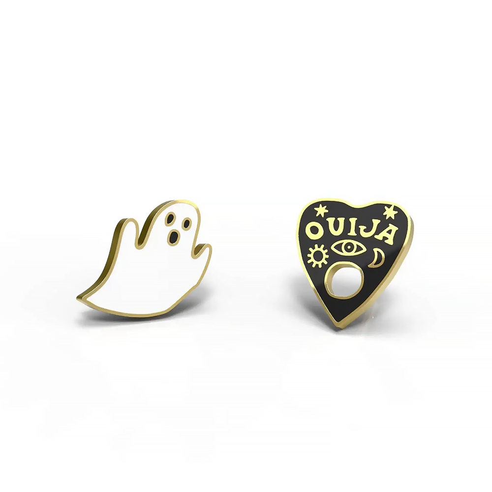 Yellow Owl Workshop Yellow Owl Workshop Earrings - Ghost & Ouija