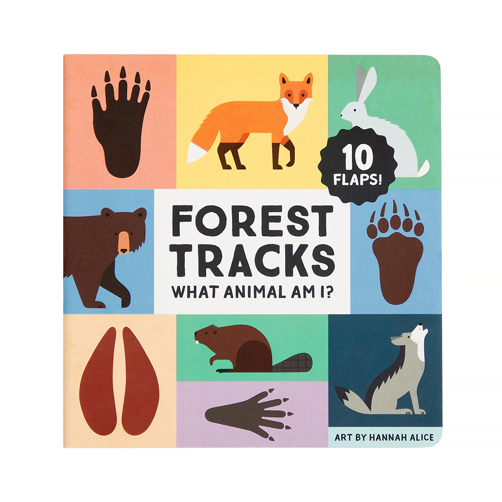 Chronicle Forest Tracks: What Animal Am I? - Lift-the-Flap Board Book