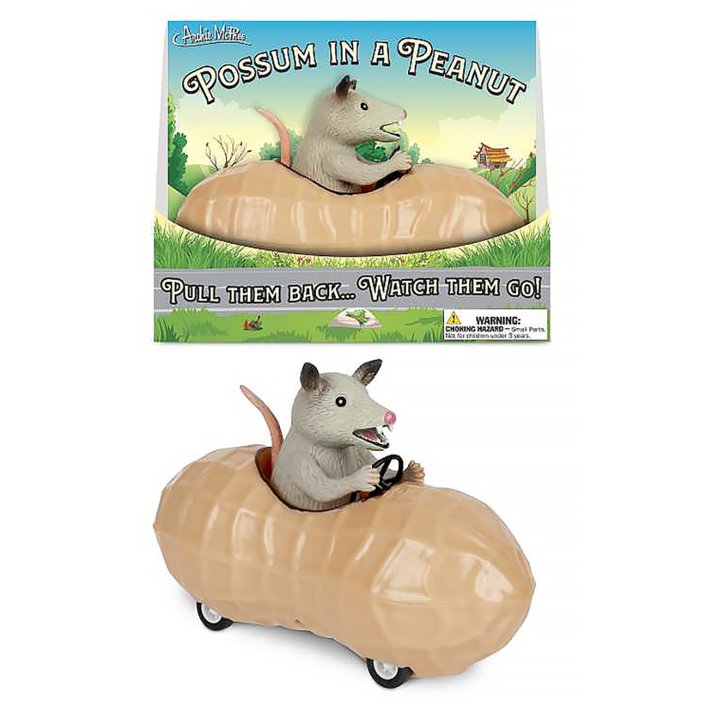 Racing Possum in a Peanut