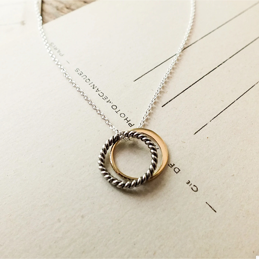 Becoming Jewelry - 18" Necklace - True Friends - Mixed Metal