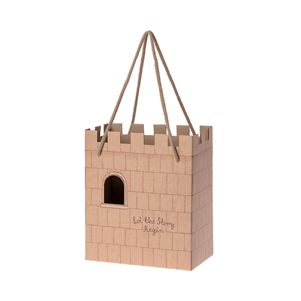 Maileg Maileg Castle Paper Bag - Let The Story Begin - Rose