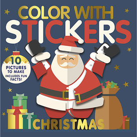 Penguin Color with Stickers - Christmas Paperback Book