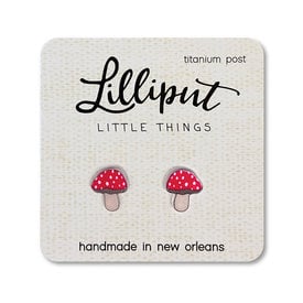 Lilliput Little Things Lilliput Little Things Earrings - Mushroom