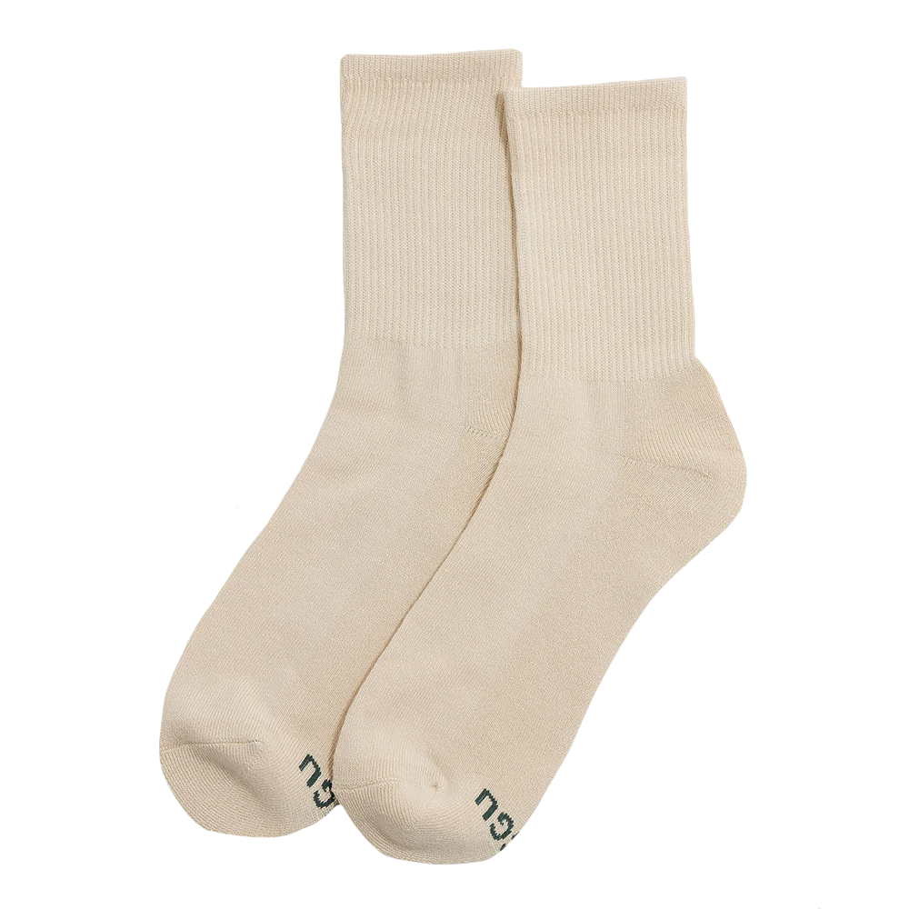 Baggu Baggu Ribbed Socks - Ecru
