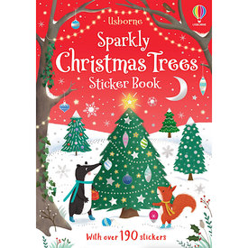 Usborne Little Sparkly Sticker Book - Christmas Trees