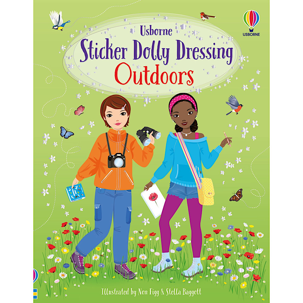 Sticker Dolly Dressing Outdoors