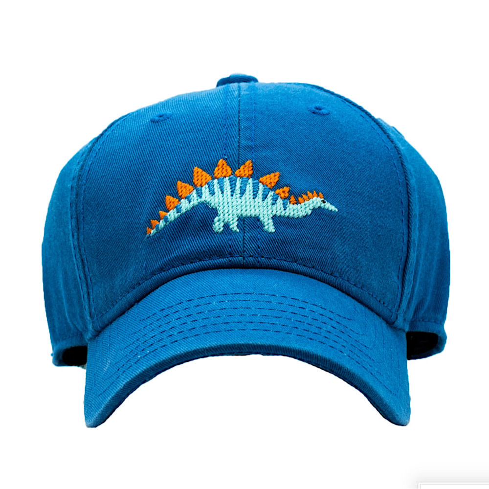 Harding Lane - Kids Baseball Hat - Stegosaurus - Cobalt