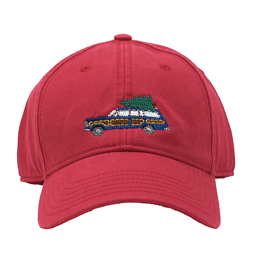 Harding Lane Harding Lane Adult Baseball Hat - Holiday Wagoneer - Weathered Red