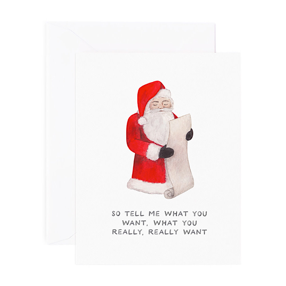 Amy Zhang Card - Spice Girls Santa
