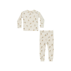 Rylee + Cru Rylee + Cru Organic Long Sleeve Pajama Set - Penguins