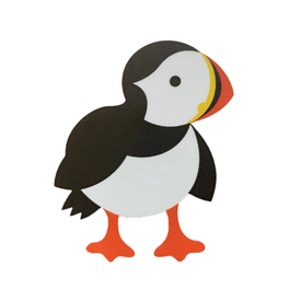 Mary Reed Puffin Vinyl Sticker
