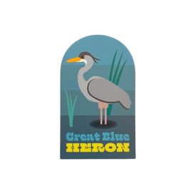 Mary Reed Great Blue Heron Sticker