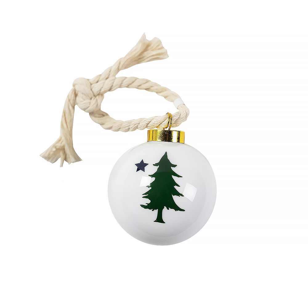 Cleary's on Grafton Cleary's on Grafton Custom Ornament - Maine Flag