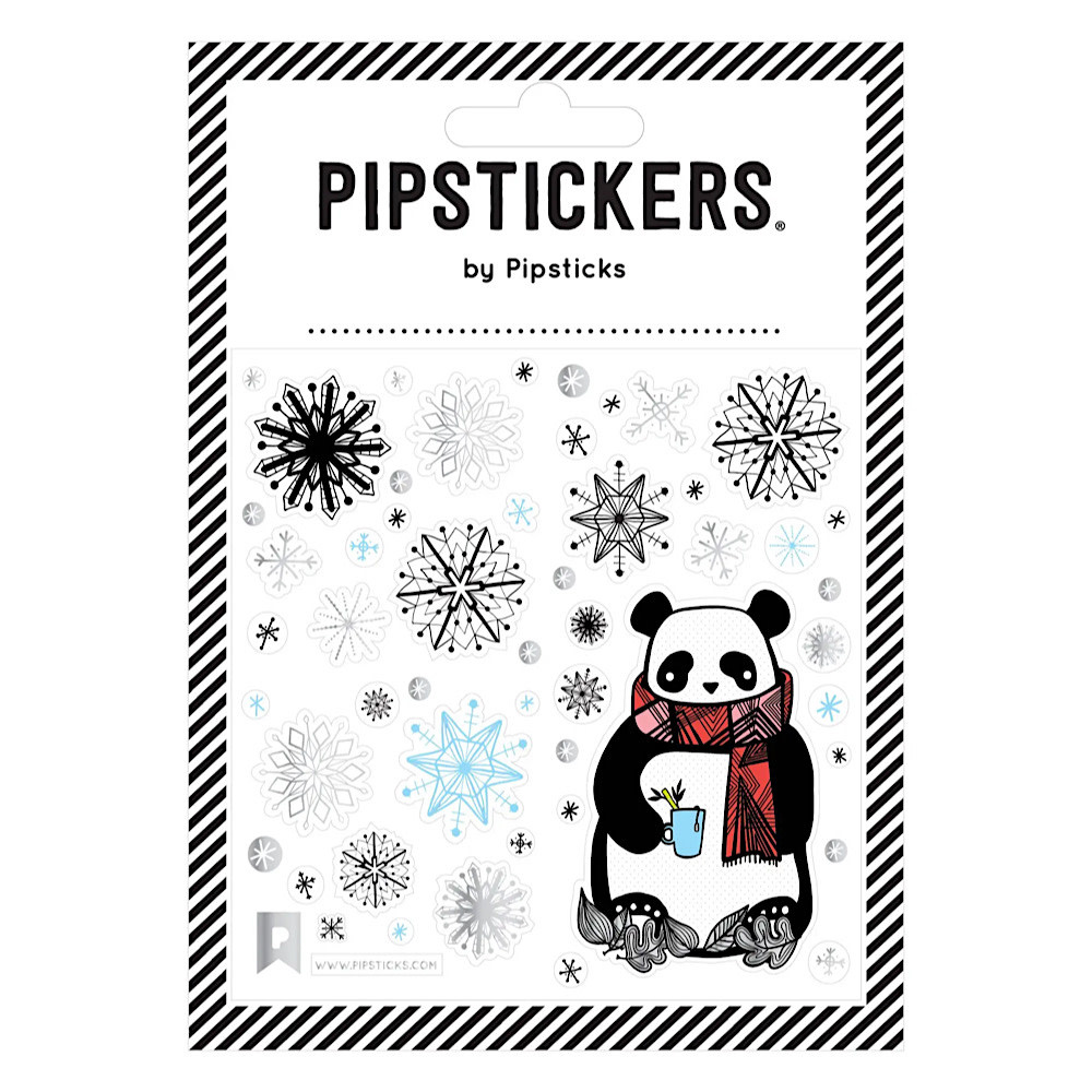 Pipsticks Pipsticks - Winter Panda Stickers