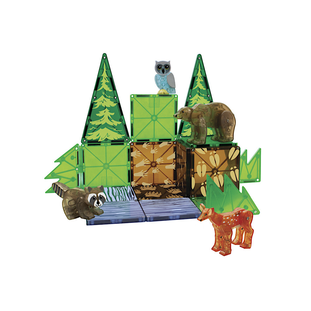 Magna-Tiles 25 Piece Set - Forest Animals