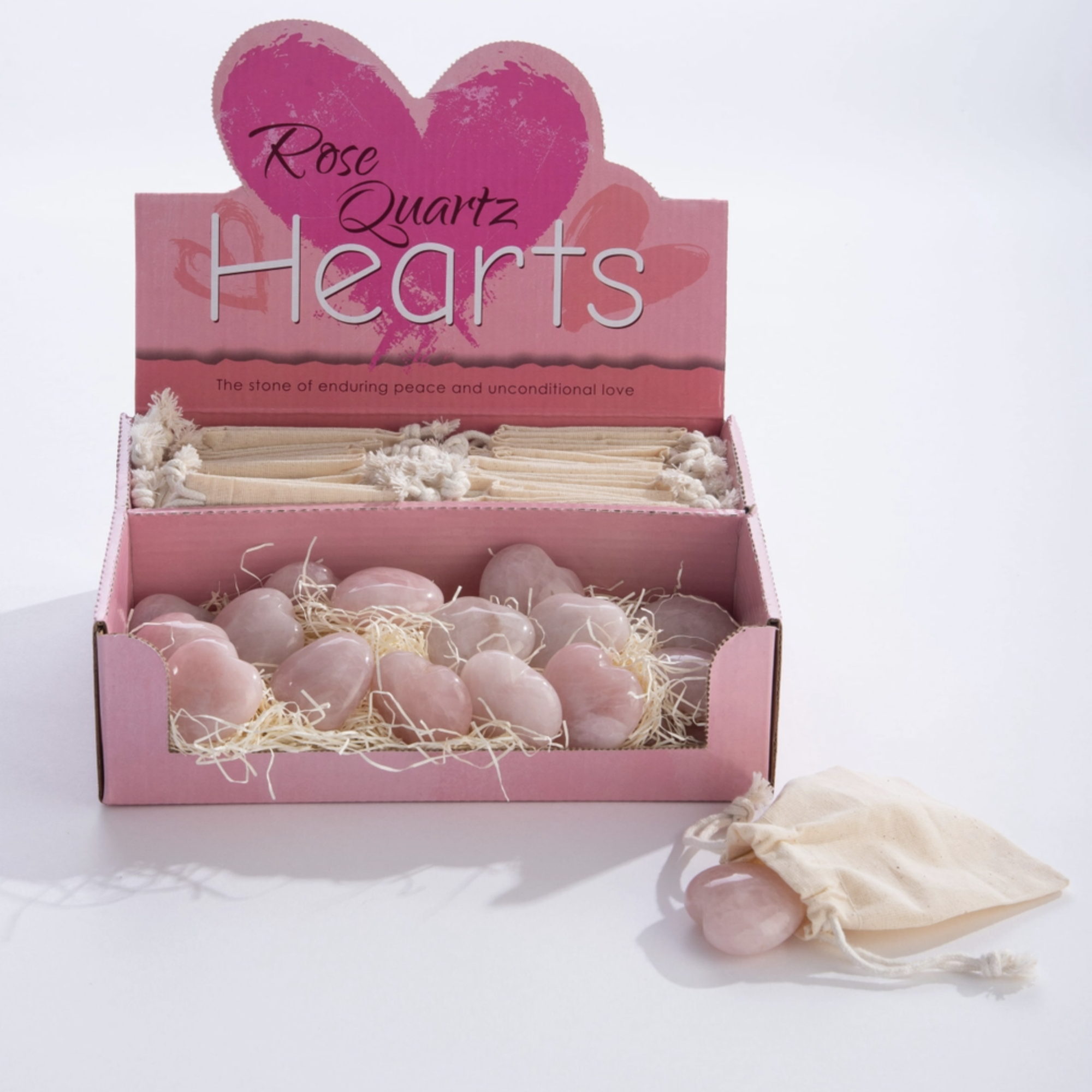 Rose Quartz Hearts