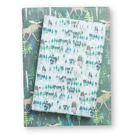 Wrappily Eco Gift Wrap Co. Wrappily Eco Gift Wrap - Double Sided - Noel Forest