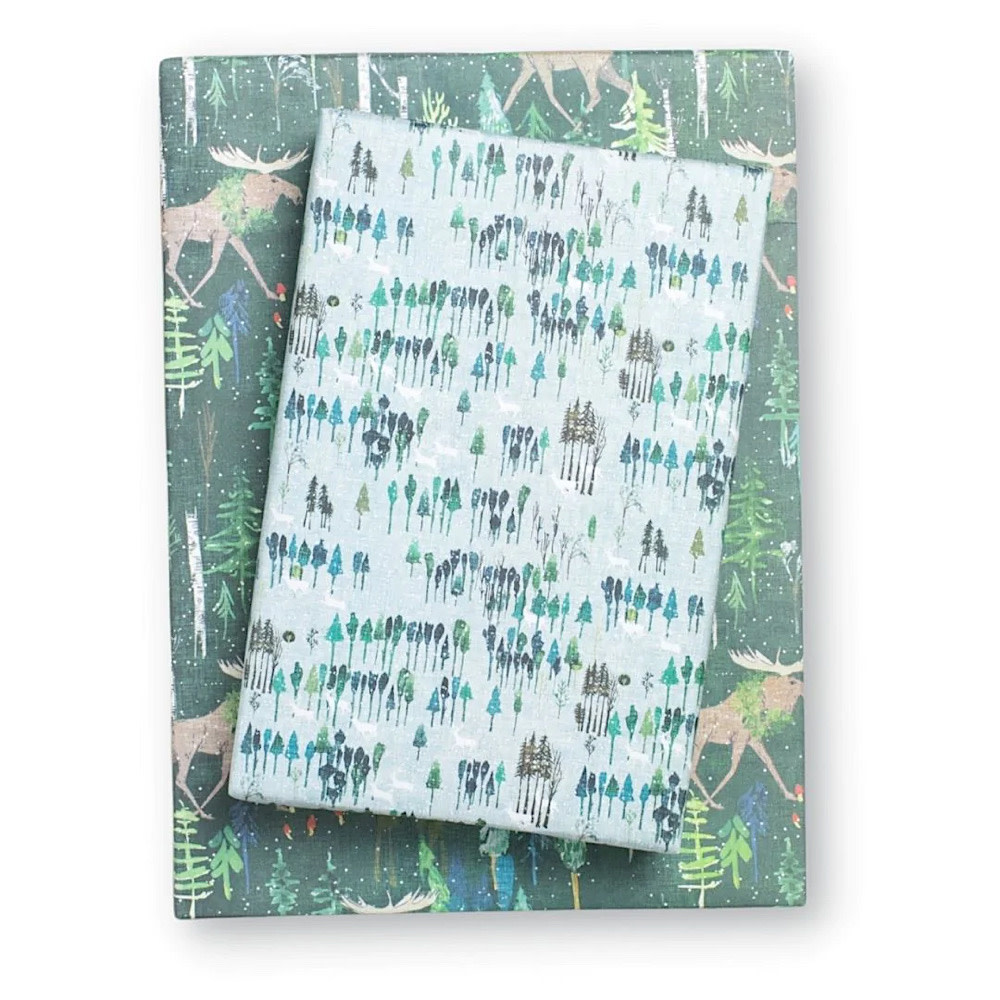 Wrappily Eco Gift Wrap - Double-Sided Noel Forest