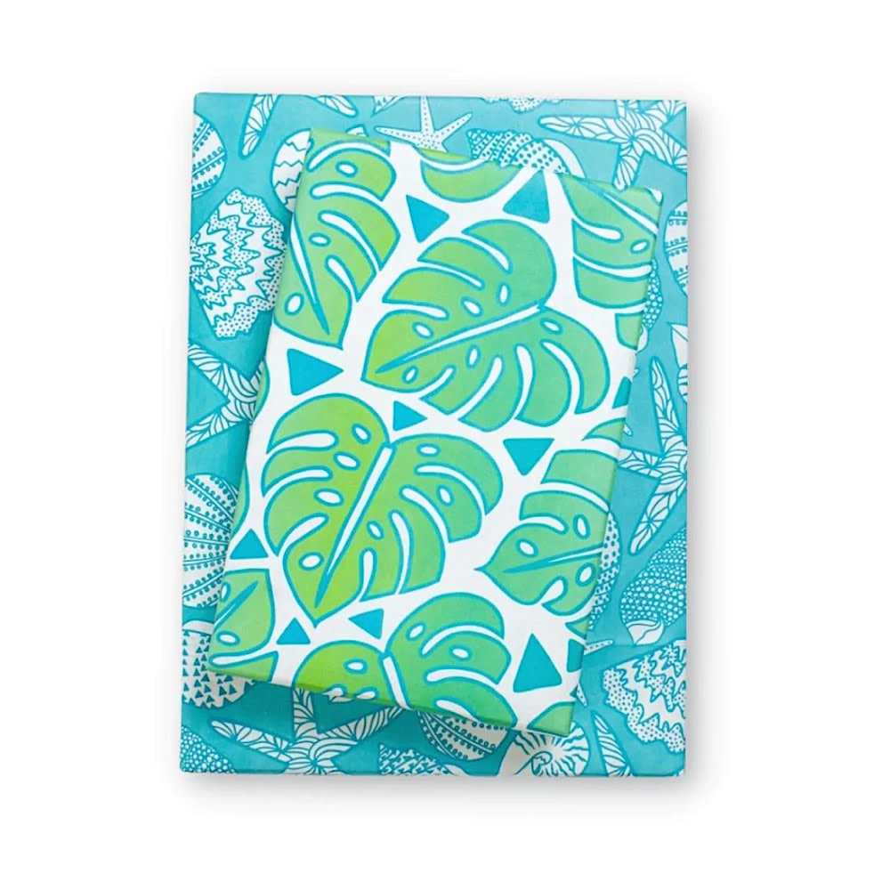 Wrappily Eco Gift Wrap Co. Wrappily Eco Gift Wrap - Double Sided - Monstera Jungle