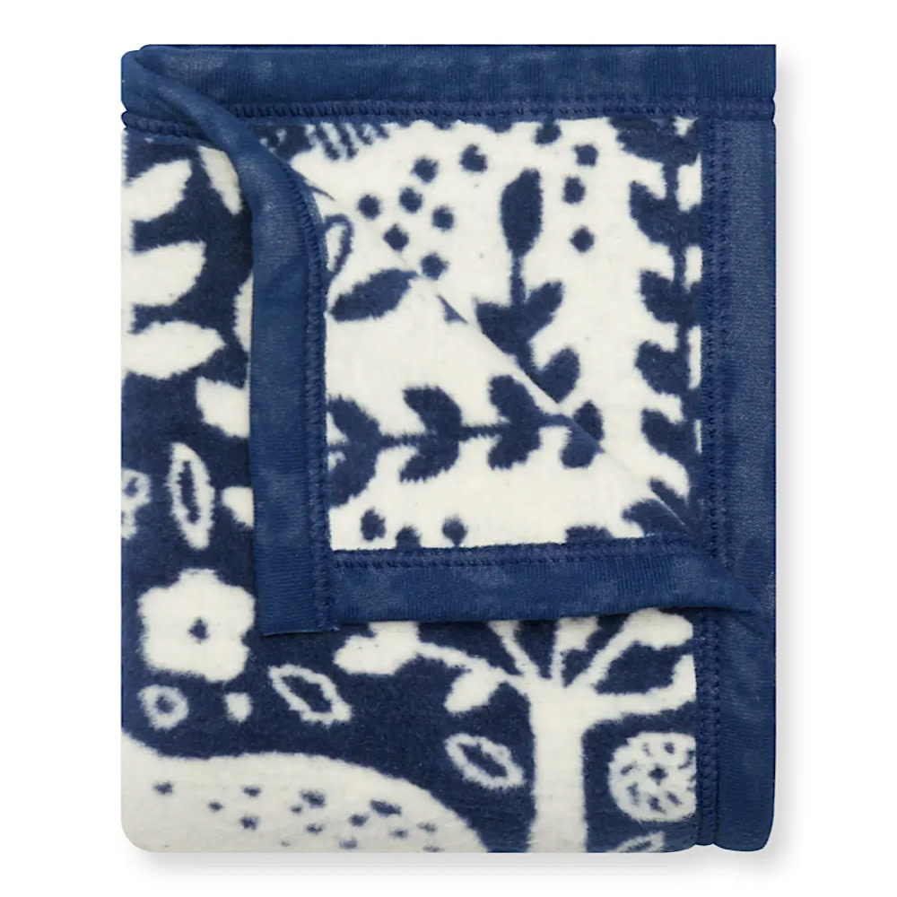 Chappywrap ChappyWrap - Mini Blanket - Whimsical Woods Navy