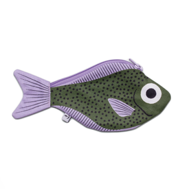 Don Fisher Green Sweeper Fish Purse