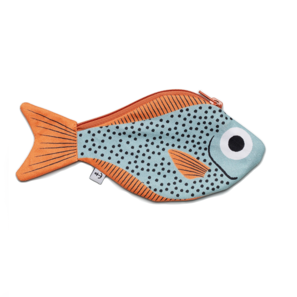 Don Fisher - Sweeper Fish Purse - Aqua