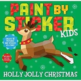 Workman Publishing Company Paint By Sticker - Holly Jolly Christmas