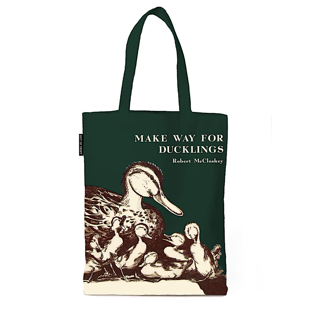Penguin Random House Out Of Print Tote - Make Way For Ducklings - Green