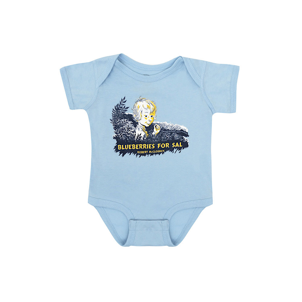 Out Of Print Onesie Blueberries For Sal - Blue