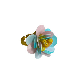 Gunner & Lux Gunner & Lux - Adjustable Ring - Flower Power Cotton Candy