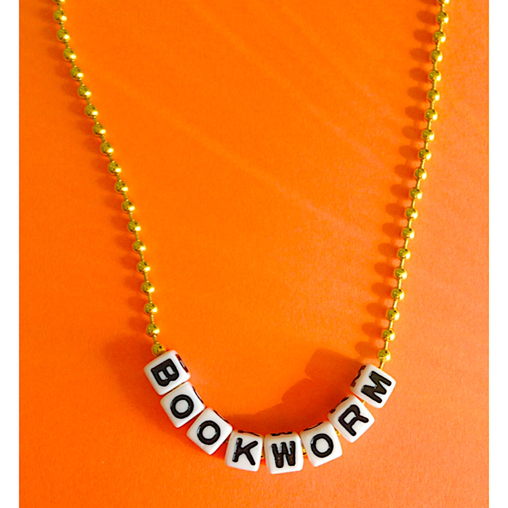 Gunner & Lux Bookworm Necklace