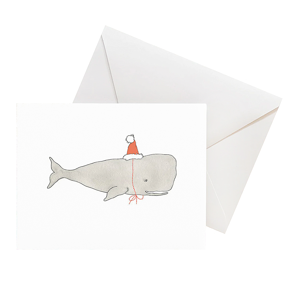 Sara Fitz - Santa Whale Box Set of 8 Cards