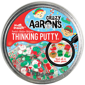 Crazy Aaron's Crazy Aaron's Thinking Putty Hide Inside - 4" - Santa's Hidden Helper