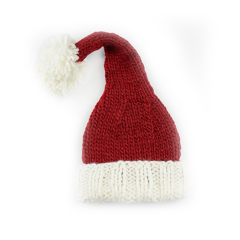 The Blueberry Hill - Adult Santa Hat - Red/White