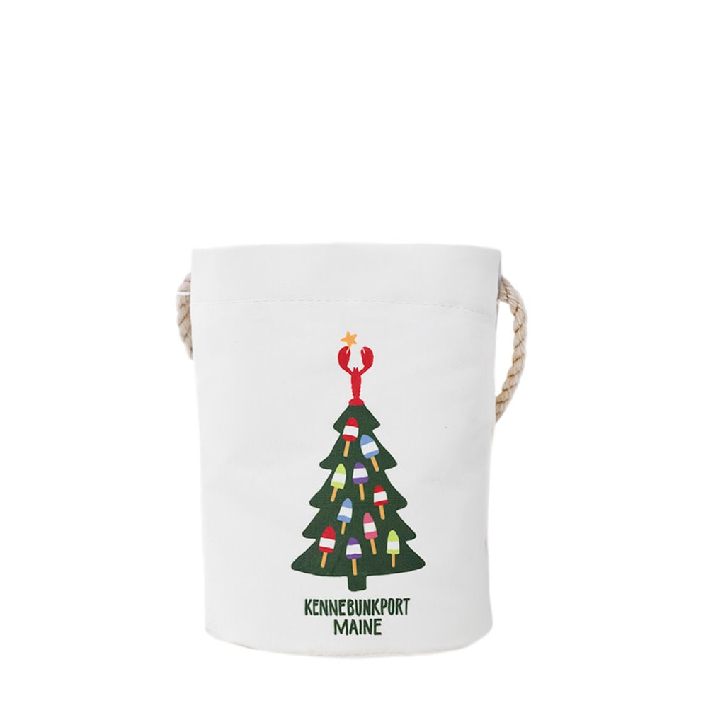Sea Bags x Daytrip Society - Kennebunkport Christmas Tree - Bucket Bag - Hemp Handle