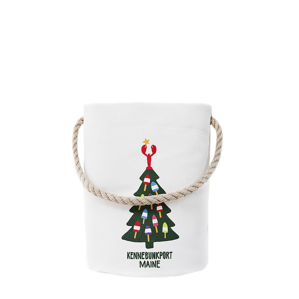 Sea Bags x Daytrip Society - Kennebunkport Christmas Tree - Bucket Bag - Hemp Handle