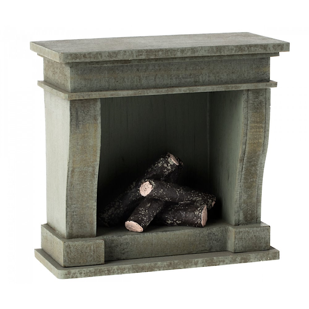 Maileg Maileg Miniature Fireplace - Green