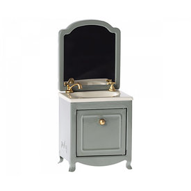 Maileg Maileg Mouse Bathroom Vanity - Dark Mint