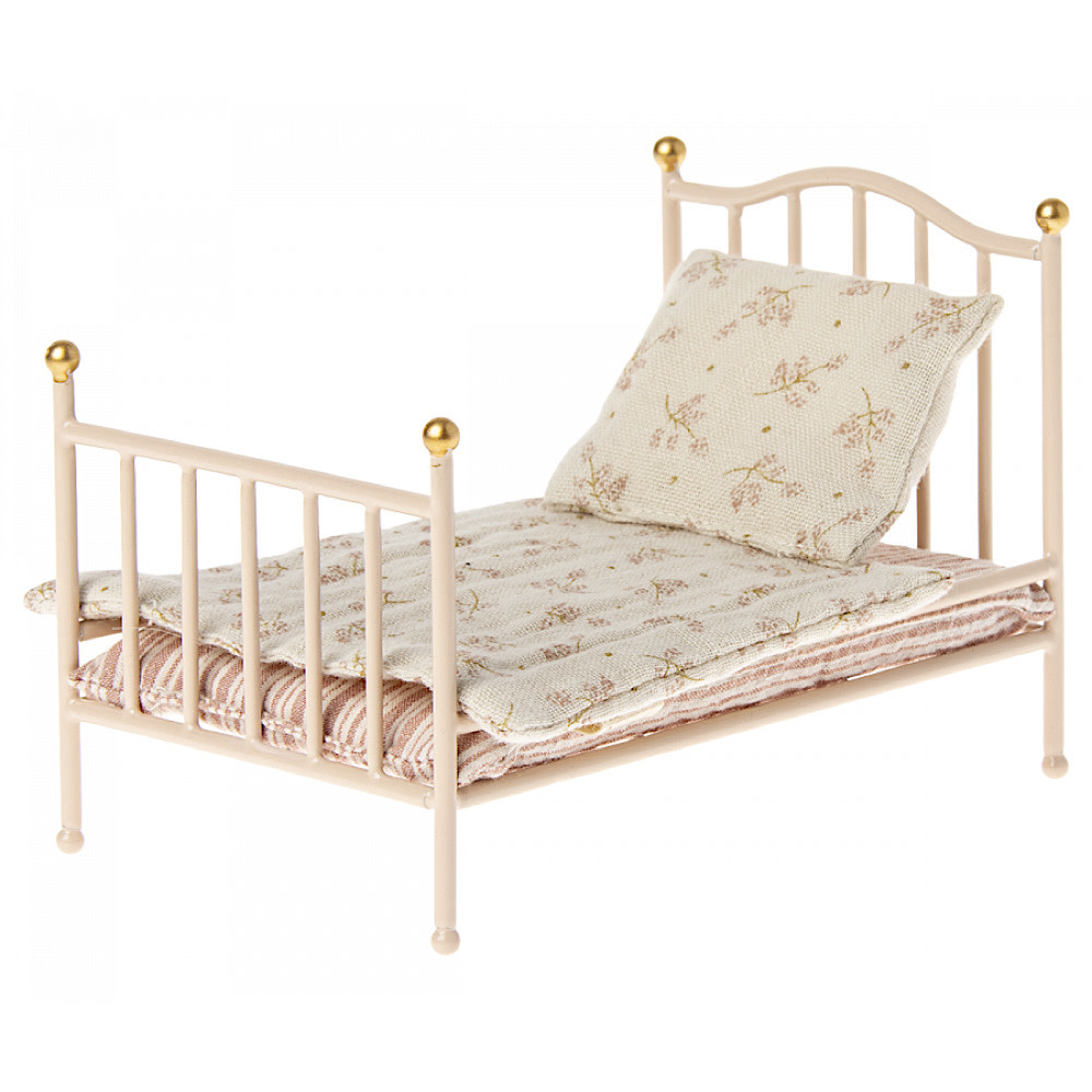Maileg Maileg Mouse Vintage Bed - Rose