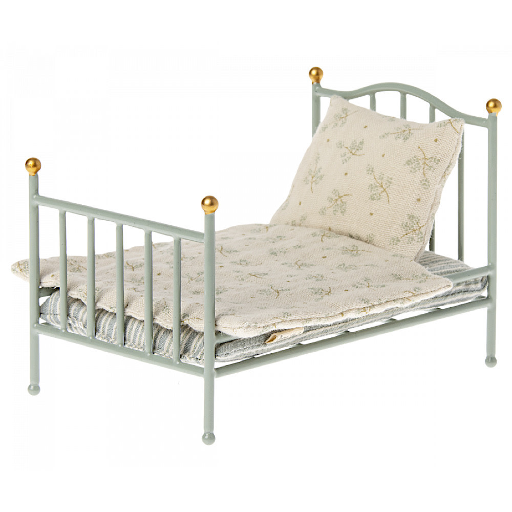 Maileg Maileg Mouse Vintage Bed - Mint